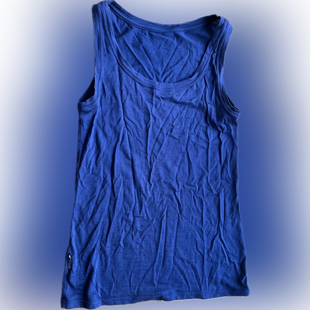 Icebreaker merino wool women’s small navy tank top